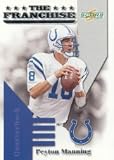 2002 Score The Franchise #13 Peyton Manning Indianapolis Colts Football Card - Mint Condition - In Protective Display Case !!