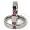 New 4mm Titanium Tension Set Ring, Garnet Gemstone, Free Sizing 4.5-11