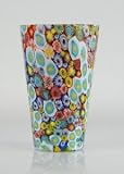 Glass Millefiori Vase Attractive 100% Handblown Art X569-2