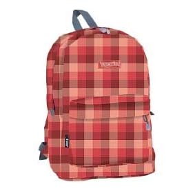 J World Sport 17″ Check Pattern Daypack Kids Backpacks