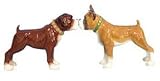Kissing Boxer Boxers Salt and Pepper Shakers ~NEW~