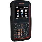New Amzer Silicone Skin Jelly Case - Jet Black For Samsung Magnet A257 Flexi-grip Pattern