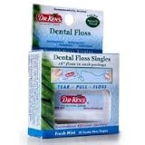Dr Kens -the Natural Choice Floss Singles,mint