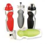 XLC Water Bottle w/Dust Cap - Silver/Black