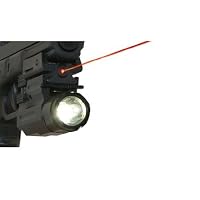 Tactical Pistol Compact Red Laser with QD Quick Release Flash Light Compatible with M1913 weaver rail