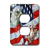 US Marines - US Marines - Light Switch Covers - 2 plug outlet cover