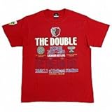 Jリーグエンタープライズ 鹿島アントラーズ 2冠Tシャツレッド×ホワイト