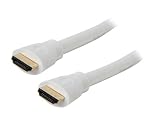 KAYBLES 25 ft. High Speed HDMI Cable with Ethernet,White,CL2 rating,28AWG Gold Plated M-M NMHD-25MM-28-WT