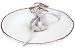 Fancy Edged Tulle Circles - Silver