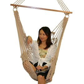 Best Value Rope Chair - Free Storage Bag! Deluxe Rope Chair - Polyester from Swings & Rockers Gliders