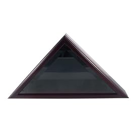 Officers Flag Display Case for 5ft x 9.5ft Flag - Cherry Case