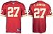 Larry Johnson Kansas City Chiefs #27 Authentic Reebok NFL Football Jersey (Scarlet)