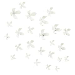 Umbra 470040-660 Wallflower Wanddekoration Blumen aus Polypropylene Set 25 weiss