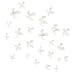 Umbra Wallflower Wall D�cor, Set of 25, White