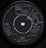 WAR/INDIANA WANTS ME 7 INCH (7" VINYL 45) UK TAMLA MOTOWN 0