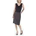 Mossimo® Black: 2-in-1 Cowl Neck Dress - Ebony/ Gray