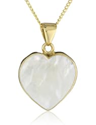 Charles Albert Alchemia Mother-Of-Pearl Heart Pendant Necklace, 18"