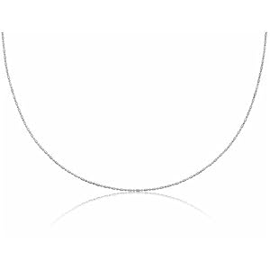 White Gold Ball & Bar Fashion Necklace