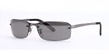 RAY BAN 3217 004 82 GUNMETAL MIRROR POLARIZED SUNGLASSES. by 