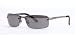 RAY BAN 3217 004/82 GUNMETAL MIRROR POLARIZED SUNGLASSES.