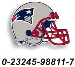 New England Patriots Pats 8" Team Magnet NFL Football