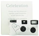 10 Hochzeitskameras Einwegkameras, weiss