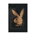 Playboy Fleece Throw Blanket - Leopard Print Design