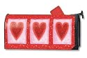 MailWraps Heart Art Valentine's Magnetic Mailbox Cover