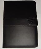 Black Leather Cover / Book Case For Amazon Kindle 2