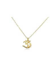 Satya Jewelry Gold Plate Sanskrit Om Necklace