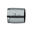 Rush 3 1/2in. Performance Exhaust Tips for Rush Tip Compatible Mufflers - Color : black - Size : Smooth Taper