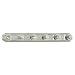 Sea Gull Lighting 4702-962 De-Lovely Four-Light Vanity, Brushed Nickel Finish
