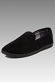 Freshfeet Slip-On Corduroy Slippers with Silver Technology