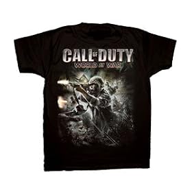 Call of Duty 4 World At War Black T Shirt