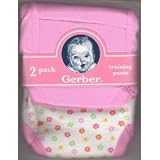 Gerber 4-pack Flower Design Training Pants for Girls (18 Months)