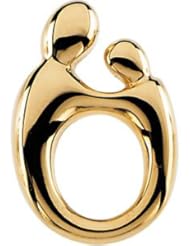 Mother & Child Small Pendant 14K Gold Yellow 83167