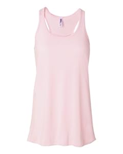 Bella Ladies 3.7 oz. Flowy Racerback Tank - SOFT PINK - L