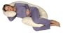 Snoogle Chic Jersey - Snoogle Total Body Pregnancy Pillow with 100% Jersey Cotton Knit Easy on-off Zippered Cover - Sand