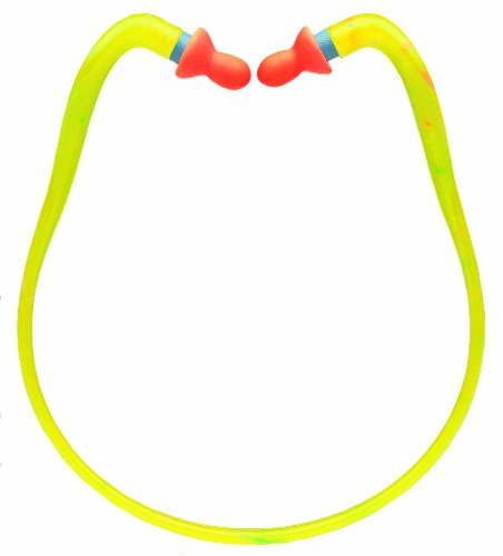 Howard Leight QB1HYG Quiet Bands Ergonomic Yellow Banded Ear Pods and NRR 27 in Resealable Bag Box, 10 Each On Sale