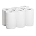 Georgia-Pacific 26610 SofPull Paper Towel Roll, 1-Ply Hardwound, 9" Width x 400' Length, White (Pack of 6)
