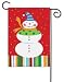 Merry Town Snowman Toland Garden Flag