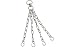 V3TEC Kette für Boxsack silber