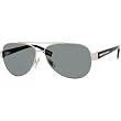 Hugo Boss 0317/S Men's Polarized Aviator Full Rim Designer Sunglasses - Light Gold Dark Havana/Green