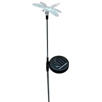 HoldAll 8001DR 3 Color LED Dragonfly Garden Solar Light