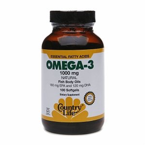 Country Life Omega 3 1000mg Fish Oil