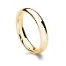 14k Yellow Gold Comfort Fit Women's Band, 3mm.
