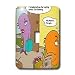 Londons Times Fish Fishing Deep Beneath Cartoons - Fish Divorces Haddock With You - Light Switch Covers - single toggle switch