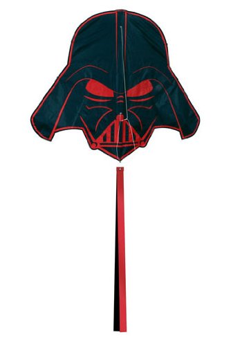 Childrens Toyshop  Toys : STAR WARS DARTH VADER HELMET KITE 45" X 54"