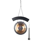 Gift Idea for Dad / Father / Business / Corporate / Brother / Guy -Asian Decor - Feng Shui - 15 Zen Hanging Gong w/ Mallet
