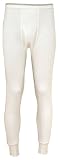 Indera – Mens Big And Tall Raschel Knit Thermal Long John Pant, Natural, 880DR